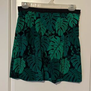 Skirt tropical leaves Banama Republic